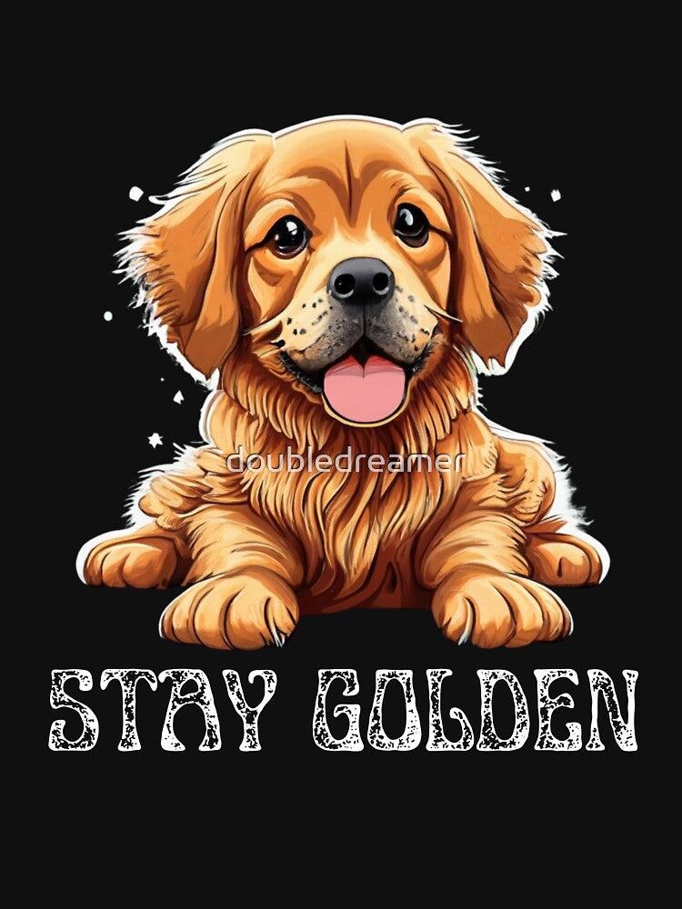 Stay Golden Retriever by doubledreamer T-Shirts, Hoodie, Sweatshirt | BlankRebels.com (Image 3)