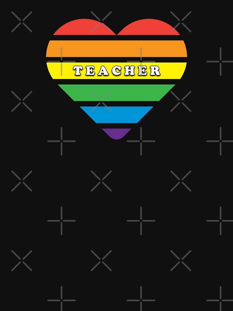 Teacher Gay Pride by Magartes T-Shirts, Hoodie, Sweatshirt | BlankRebels.com (Image 3)