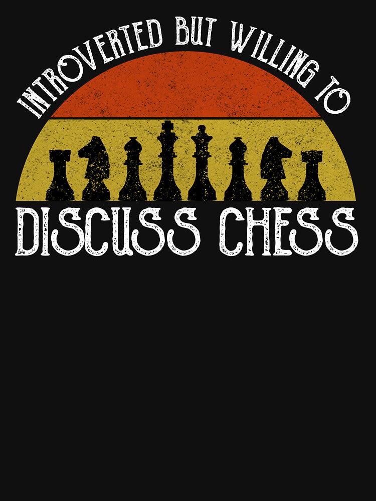 Introverted But Willing To Discuss Chess by Cat Lady Designs T-Shirts, Hoodie, Sweatshirt | BlankRebels.com (Image 3)