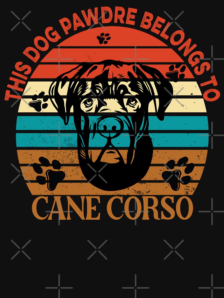 Dog Pawdre Dad Cane Corso Owner Vintage by Cuddlythopia T-Shirts, Hoodie, Sweatshirt | BlankRebels.com (Image 3)