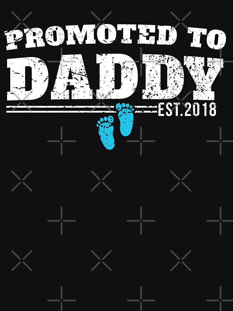 Vintage Promoted To Daddy Est 2018 Its a Boy New by MerchK1ng T-Shirts, Hoodie, Sweatshirt | BlankRebels.com (Image 3)