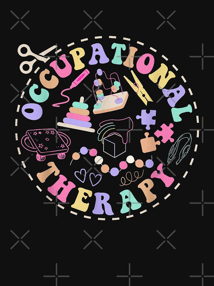 Occupational Therapy Cute Illustration Healthcare by MerchDeviant T-Shirts, Hoodie, Sweatshirt | BlankRebels.com (Image 3)