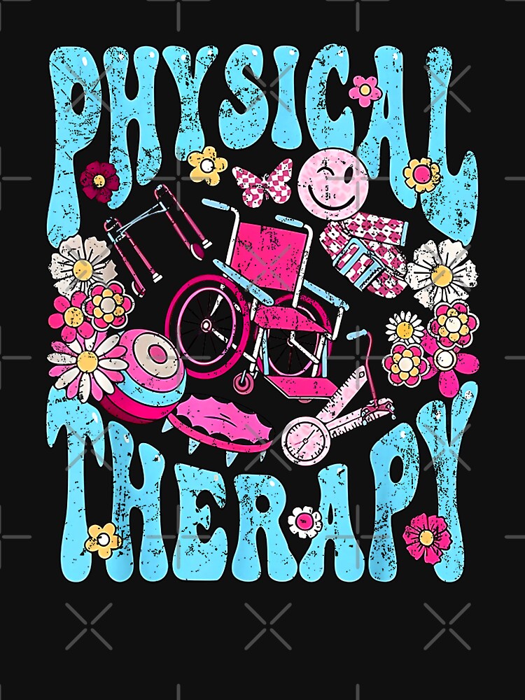 Physical Therapy Retro Vintage Physio Therapist by MerchDeviant T-Shirts, Hoodie, Sweatshirt | BlankRebels.com (Image 3)