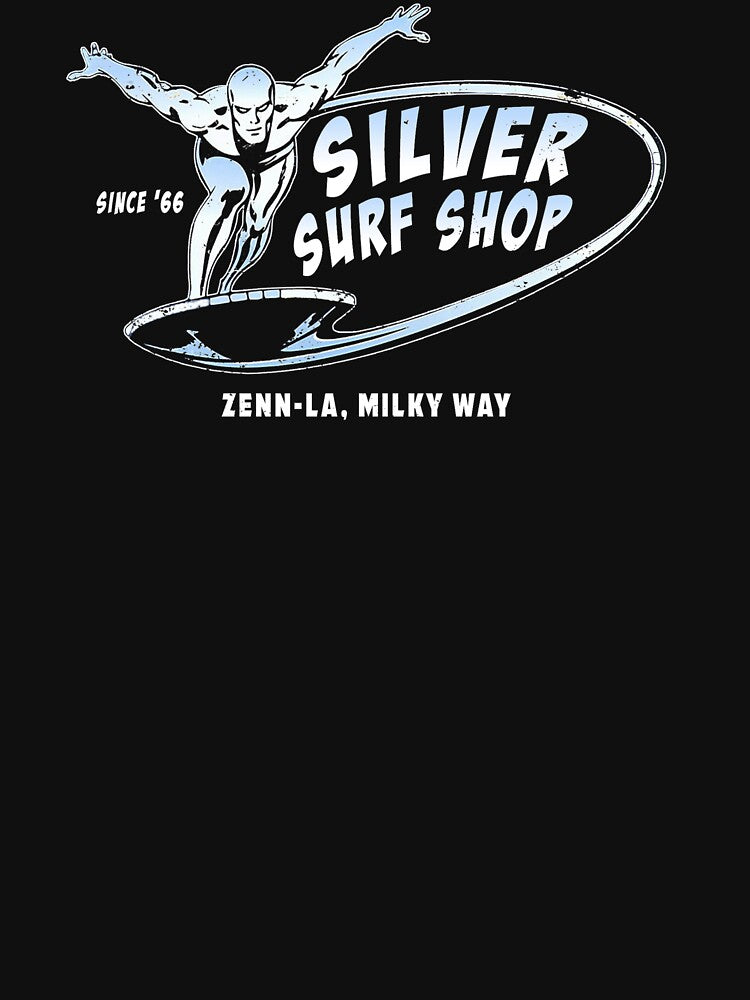 Silver Surf Shop by Lost In Shirts Hoodie, Sweatshirt | BlankRebels.com (Image 3)