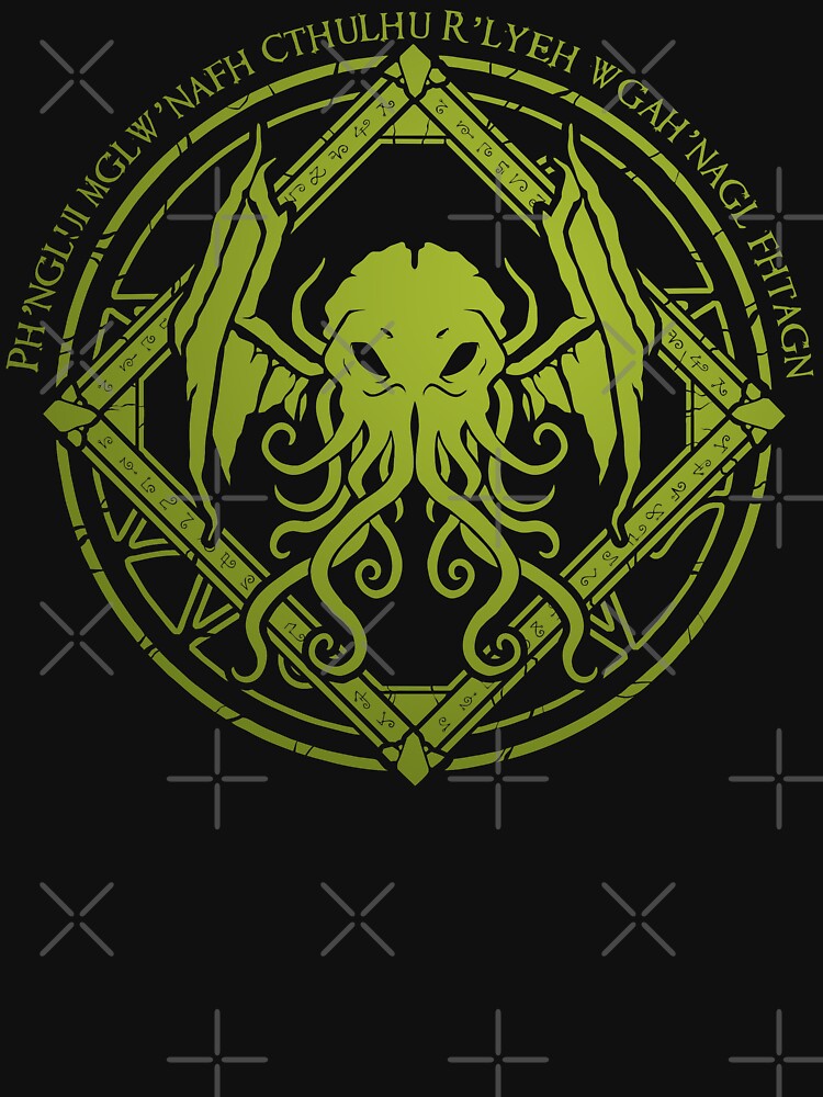 Cthulhu - Lovecraft - Chant design by zachholmbergart T-Shirts, Hoodie, Sweatshirt | BlankRebels.com (Image 3)