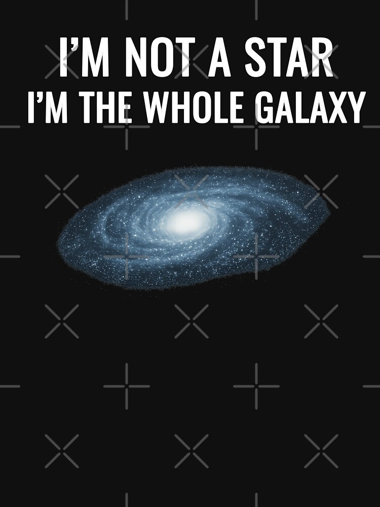 I’m Not a Star I’m the Whole Galaxy Cosmic Typography by Jack’s Shirts Craft Hoodie, Sweatshirt | BlankRebels.com (Image 3)