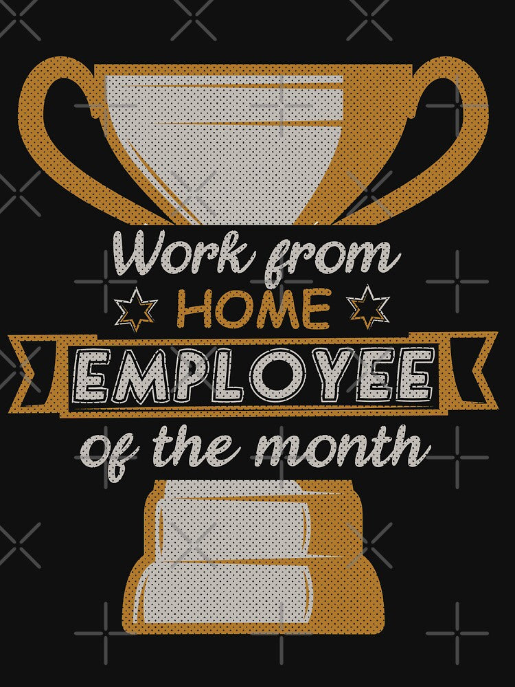 Work from Home Employee of the Month Yellow and Grey by ABulgov T-Shirts, Hoodie, Sweatshirt | BlankRebels.com (Image 3)