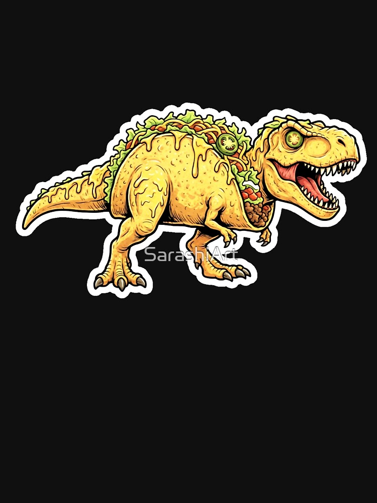 Happy TACO Day Tacosaurus Rex Gaming Desk Mat by SarashiArt T-Shirts, Hoodie, Sweatshirt | BlankRebels.com (Image 3)