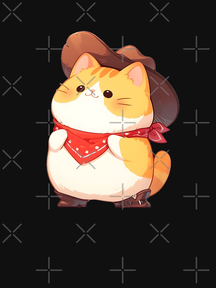 Cute Cowboy Cat by StickySparkle T-Shirts, Hoodie, Sweatshirt | BlankRebels.com (Image 3)