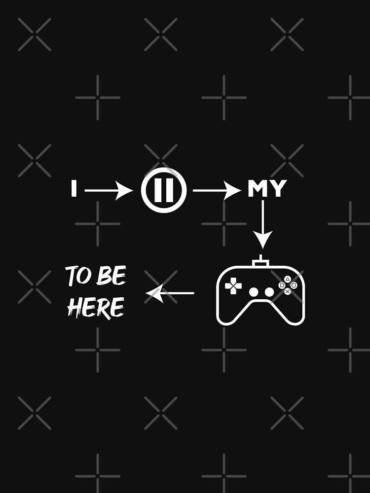 I Paused My Game To Be Here by Vexel Studio T-Shirts, Hoodie, Sweatshirt | BlankRebels.com (Image 3)
