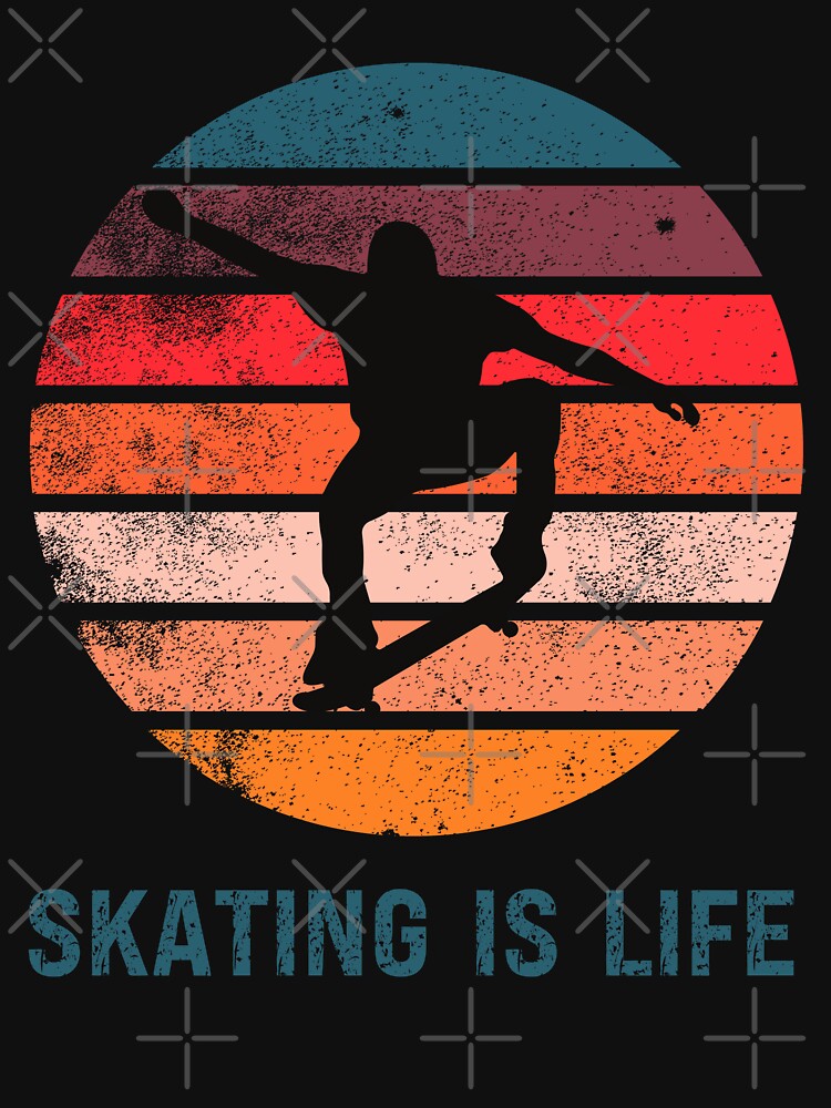 skating is life vintage skateboard by PRINYOS T-Shirts, Hoodie, Sweatshirt | BlankRebels.com (Image 3)