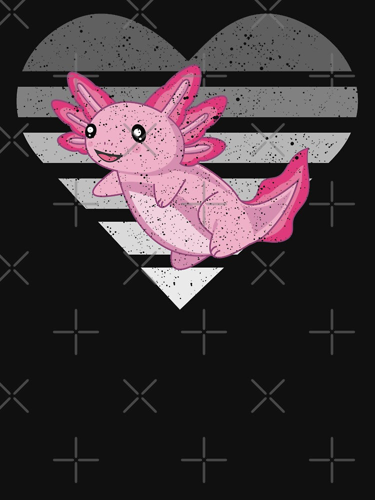 Cute Axolotl Heart for Axolotl Lovers by eternallygifted T-Shirts, Hoodie, Sweatshirt | BlankRebels.com (Image 3)