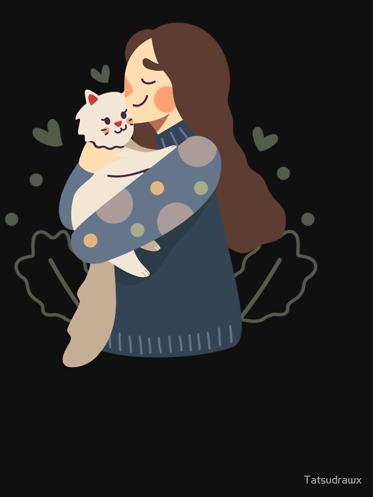 Pet Lovers  - Cat by Tatsudrawx T-Shirts, Hoodie, Sweatshirt | BlankRebels.com (Image 2)