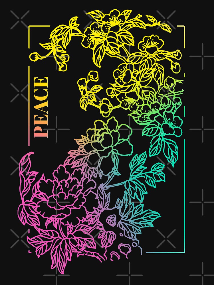 Aesthetic flowers line art by feether-store T-Shirts, Hoodie, Sweatshirt | BlankRebels.com (Image 3)