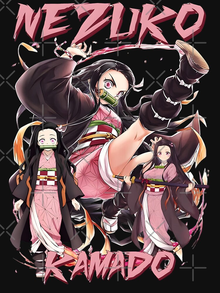 Nezuko Kamado by ZORO MAZE T-Shirts, Hoodie, Sweatshirt | BlankRebels.com (Image 3)