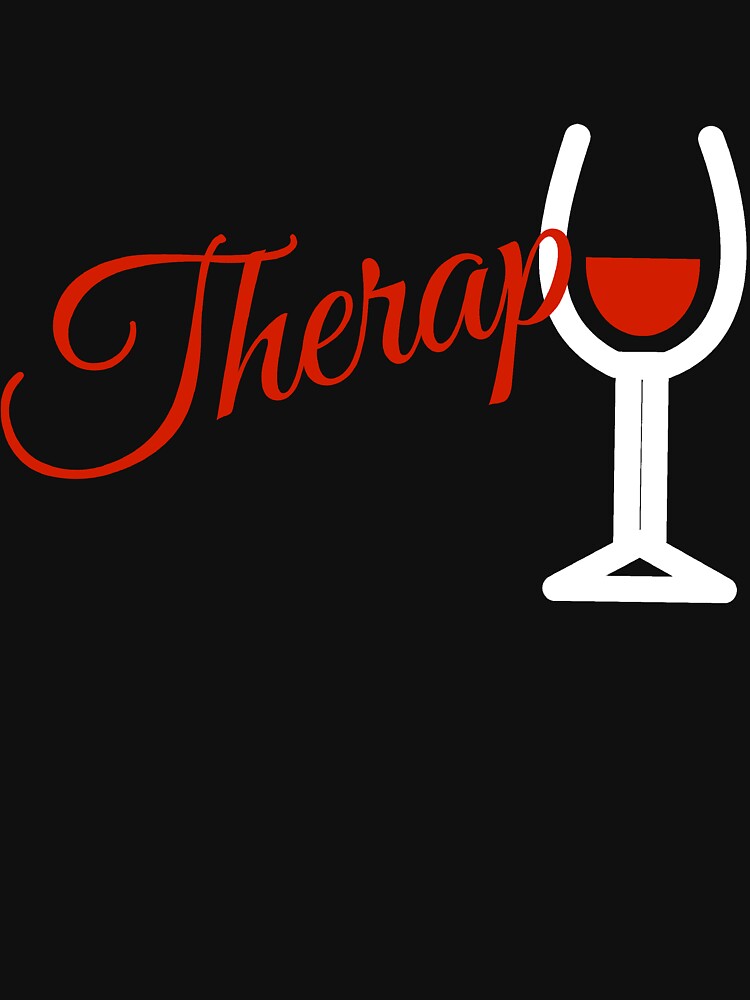 Wine Therapy by evahhamilton T-Shirts, Hoodie, Sweatshirt | BlankRebels.com (Image 3)