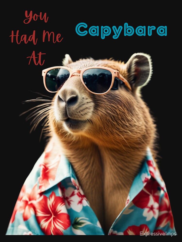 You Had Me At Capybara by Expressive Imprints T-Shirts, Hoodie, Sweatshirt | BlankRebels.com (Image 3)