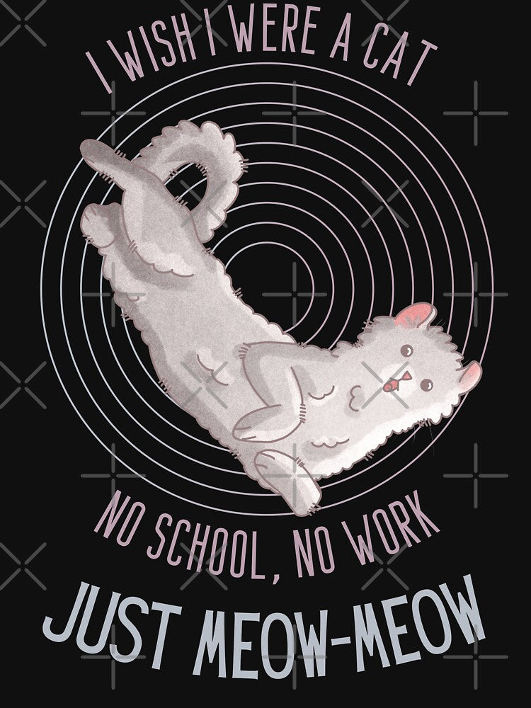 I wish I were a Cat - American Curl - Cat lovers design by FelineEmporium T-Shirts, Hoodie, Sweatshirt (Image 3)