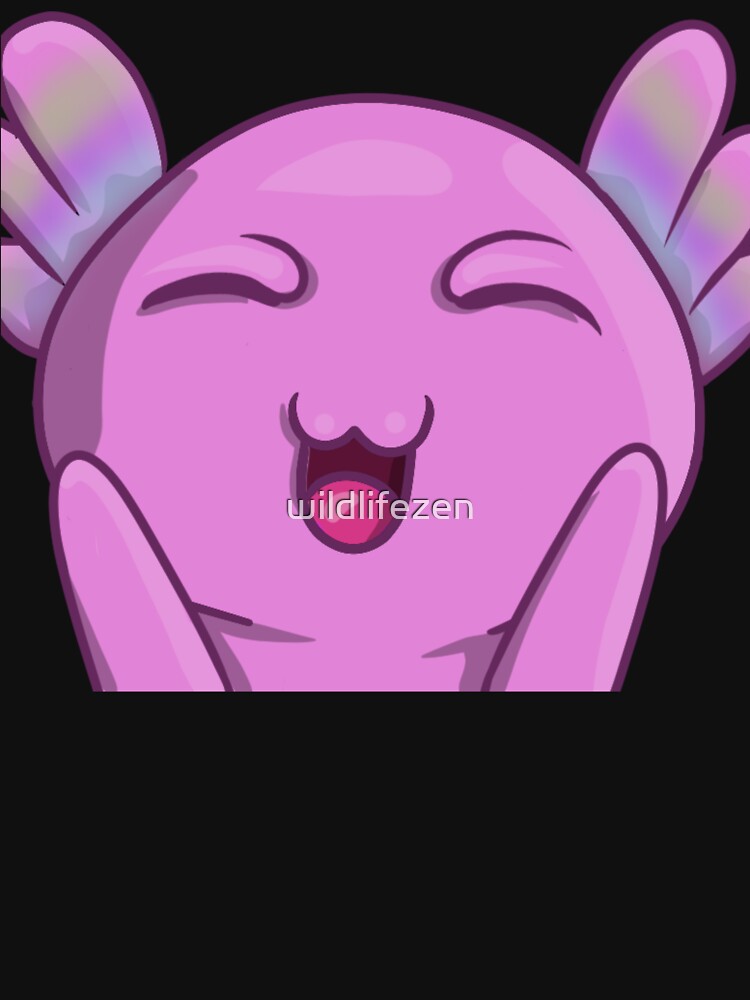 Happy Axolotl  - axolotl art by wildlifezen T-Shirts, Hoodie, Sweatshirt | BlankRebels.com (Image 3)