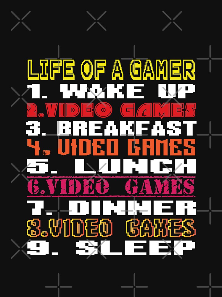 Retro Gaming Life Of A Gamer by AxzoGerman T-Shirts, Hoodie, Sweatshirt | BlankRebels.com (Image 3)