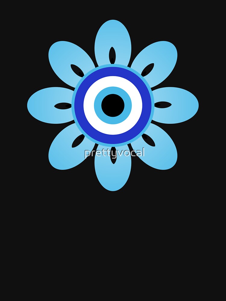 Cute Evil Eye Flower Esoteric Mystical Aesthetic by prettyvocal T-Shirts, Hoodie, Sweatshirt | BlankRebels.com (Image 3)