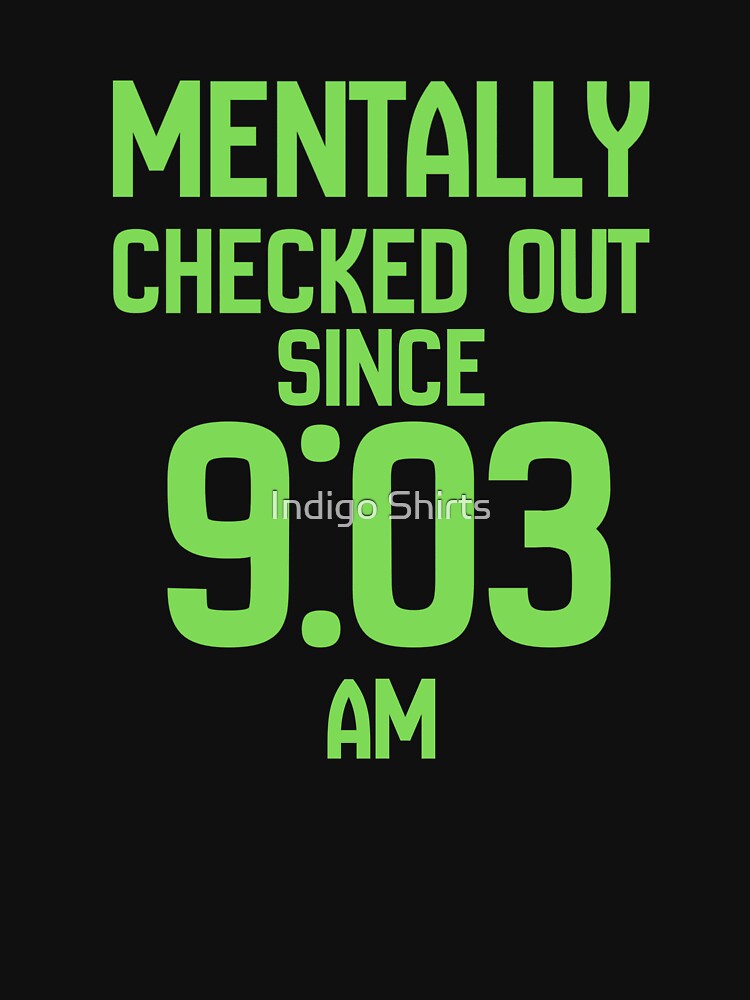 Mentally Checked Out by Indigo Shirts Hoodie, Sweatshirt | BlankRebels.com (Image 3)