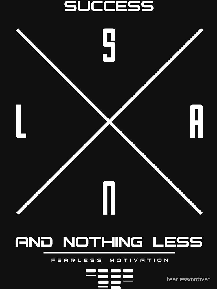 Success & Nothing Less by fearlessmotivat T-Shirts, Hoodie, Sweatshirt | BlankRebels.com (Image 3)