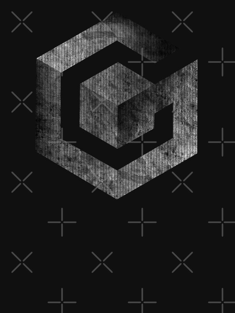 -GAMING- Gamecube B & W Logo by ShimadaSan