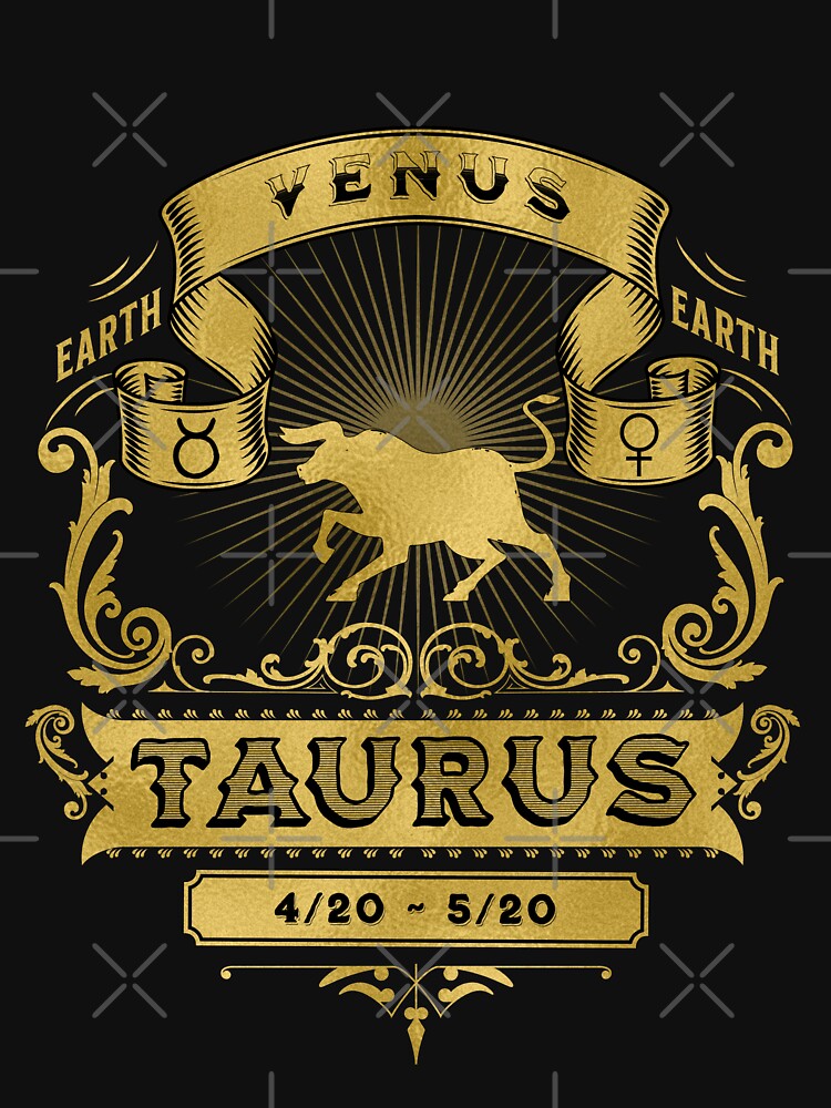 The Zodiac Sign of Taurus Golden by rhombusOnion T-Shirts, Hoodie, Sweatshirt | BlankRebels.com (Image 3)