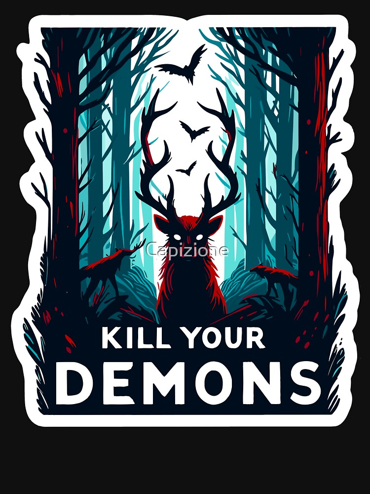 Kill Your Demons – Dark Guardians of the Forest by Capizione T-Shirts, Hoodie, Sweatshirt | BlankRebels.com (Image 3)