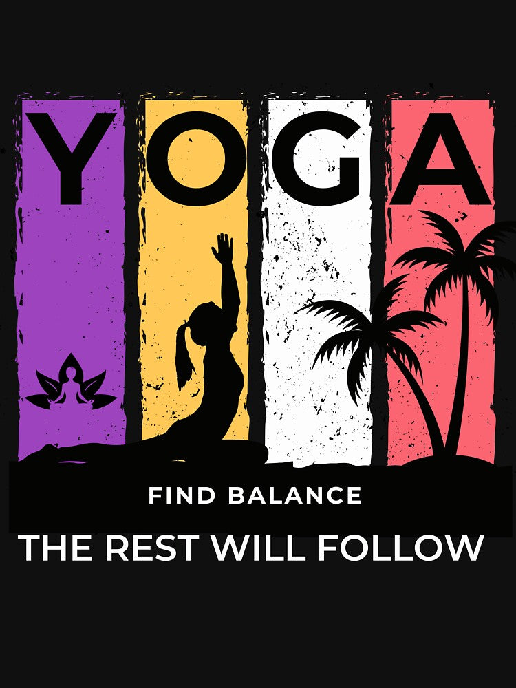 Find balance and the rest will follow - Yoga design by DY5-global T-Shirts, Hoodie, Sweatshirt | BlankRebels.com (Image 3)