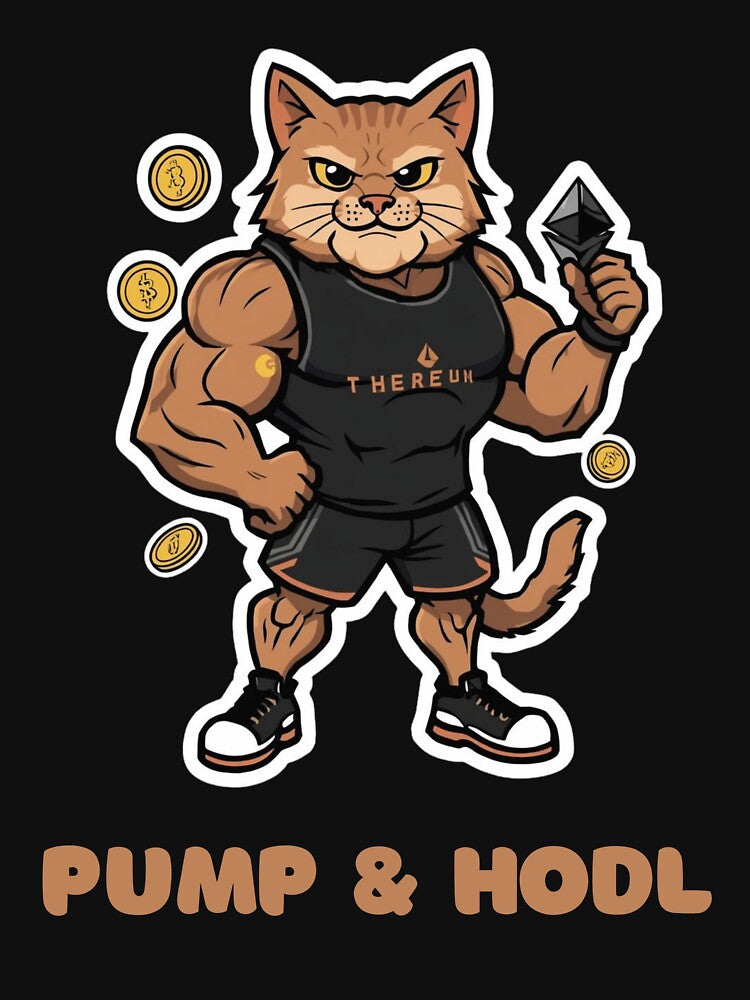 Pump & HODL – Crypto Gym Cat Ethereum by LintonGriffin T-Shirts, Hoodie, Sweatshirt | BlankRebels.com (Image 3)