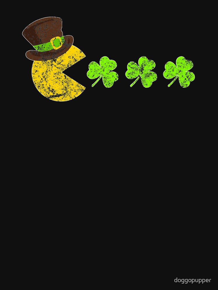 Video Gamer St Patricks Day Apparel Lucky Gaming Saint Patricks Day by doggopupper T-Shirts, Hoodie, Sweatshirt (Image 3)