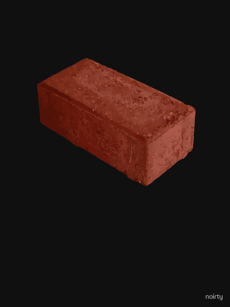Just A Brick Plain Singular Regular Brick For Jokes by noirty