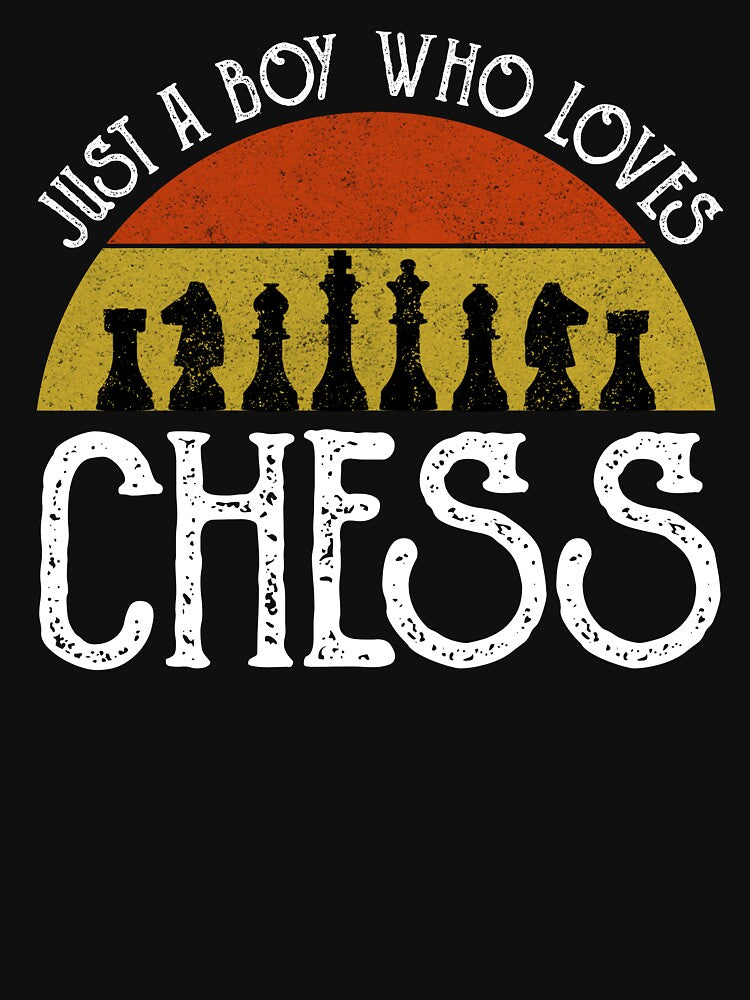 Just A Boy Who Loves Chess by Cat Lady Designs T-Shirts, Hoodie, Sweatshirt | BlankRebels.com (Image 3)