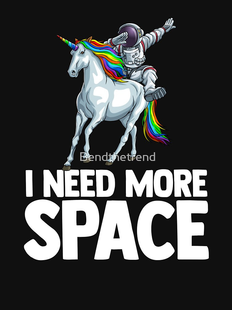I Need More Space Astronaut Unicorn Outserspace Science Geek by Bendthetrend T-Shirts, Hoodie, Sweatshirt (Image 3)