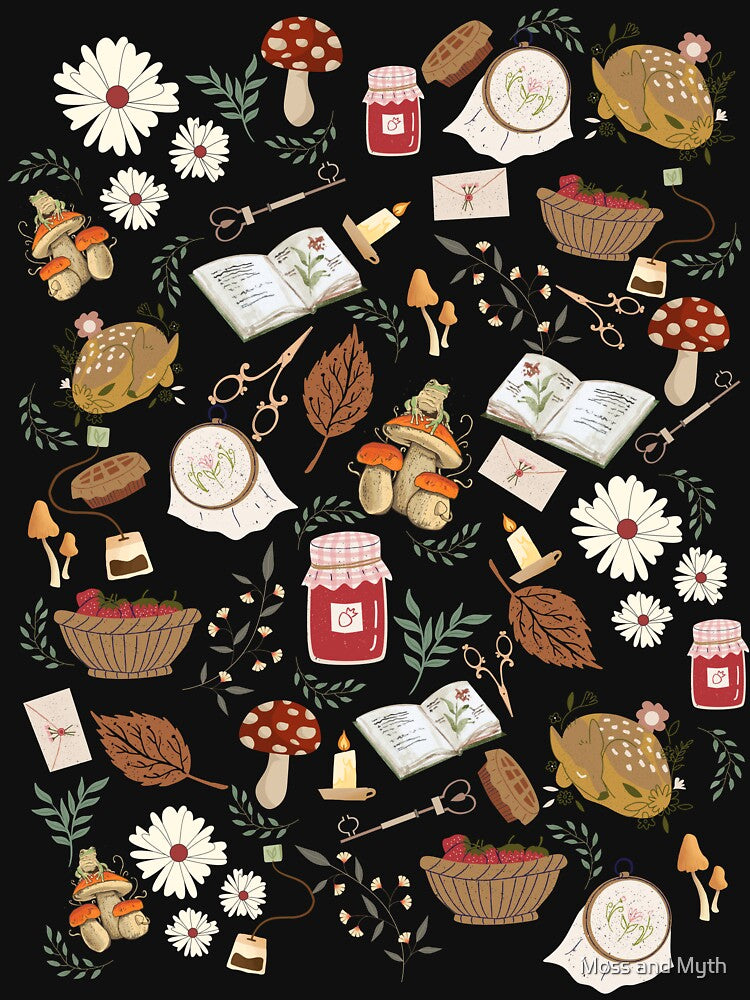 Cottagecore Collage by Moss and Myth T-Shirts, Hoodie, Sweatshirt | BlankRebels.com (Image 3)