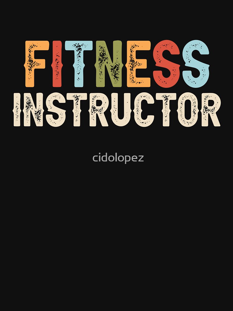 Fitness Instructor Job Occupation Funny Birthday by cidolopez T-Shirts, Hoodie, Sweatshirt | BlankRebels.com (Image 3)
