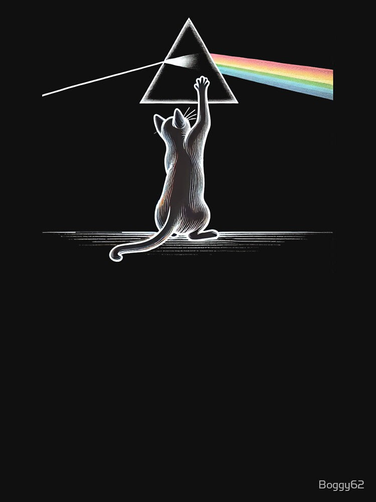 Cat and Prism Rainbow by Boggy62 T-Shirts, Hoodie, Sweatshirt | BlankRebels.com (Image 3)