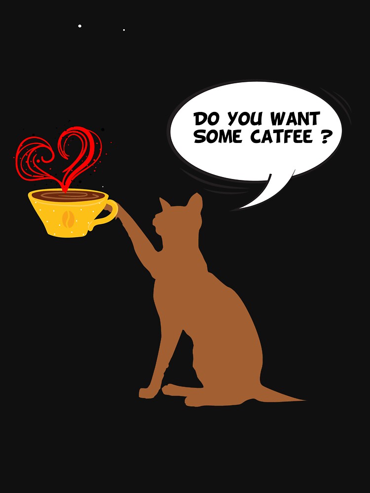 do you want some catfee ? by Shirt  Paradise Art ⭐⭐⭐⭐⭐ Hoodie, Sweatshirt | BlankRebels.com (Image 3)