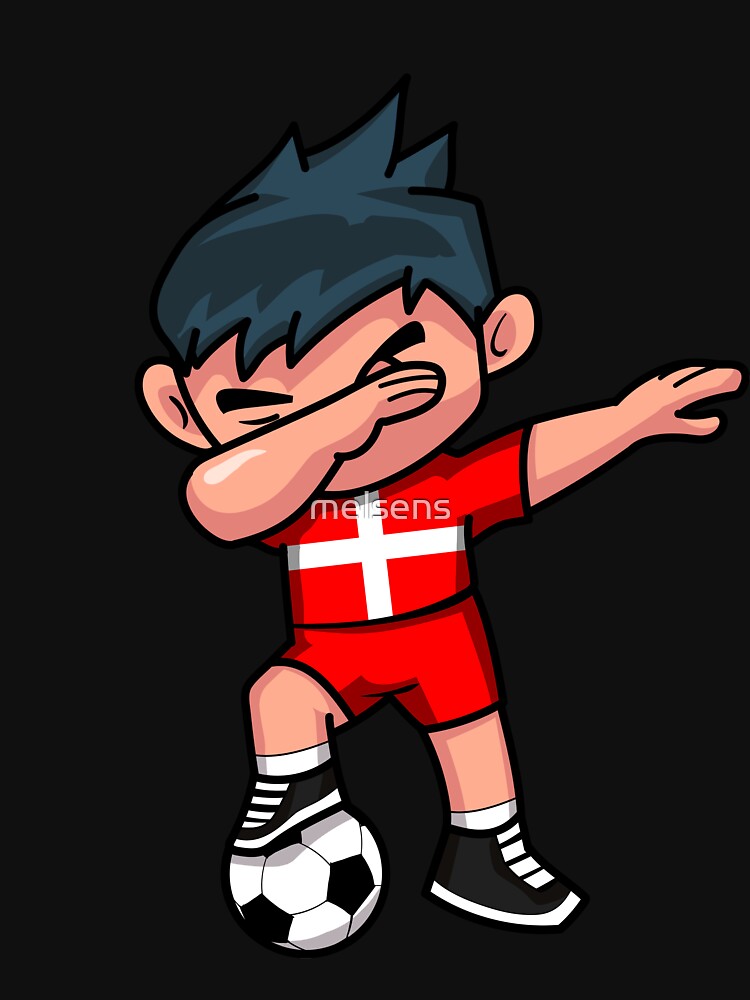 Soccer Boy Dabbing Denmark by melsens
