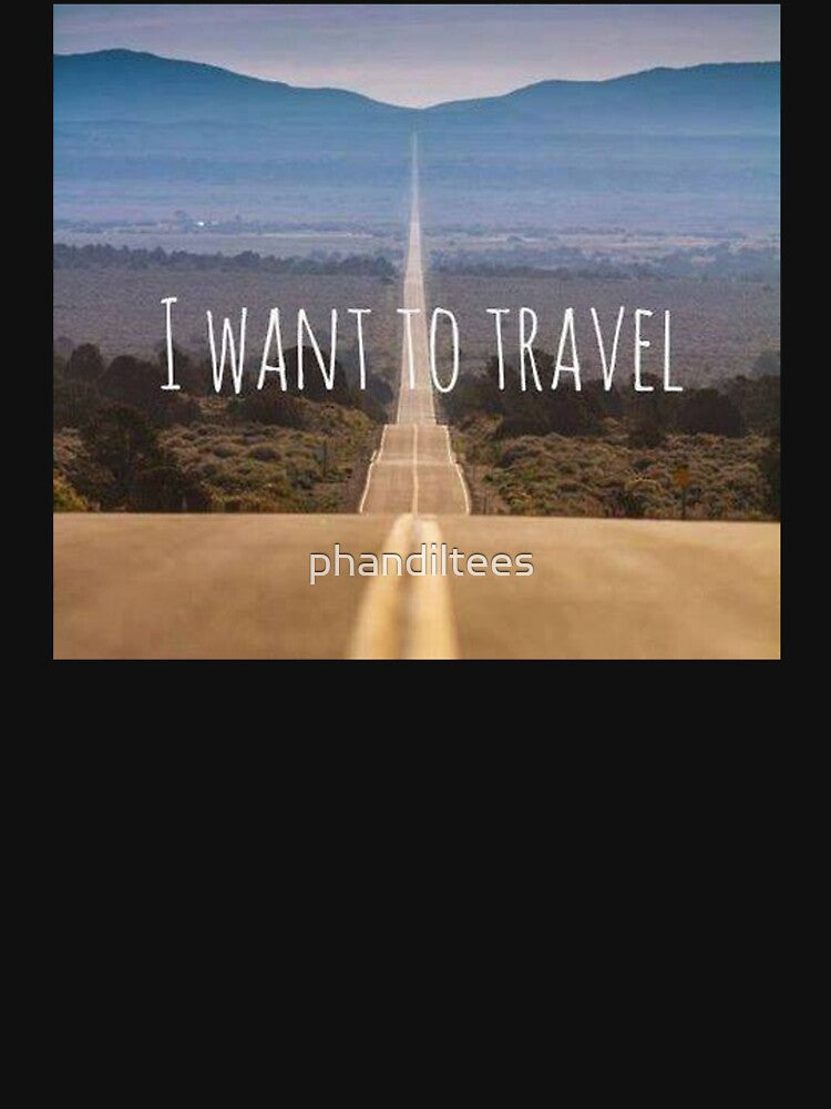 I Want To Travel by DoodleDashCollective T-Shirts, Hoodie, Sweatshirt | BlankRebels.com (Image 3)