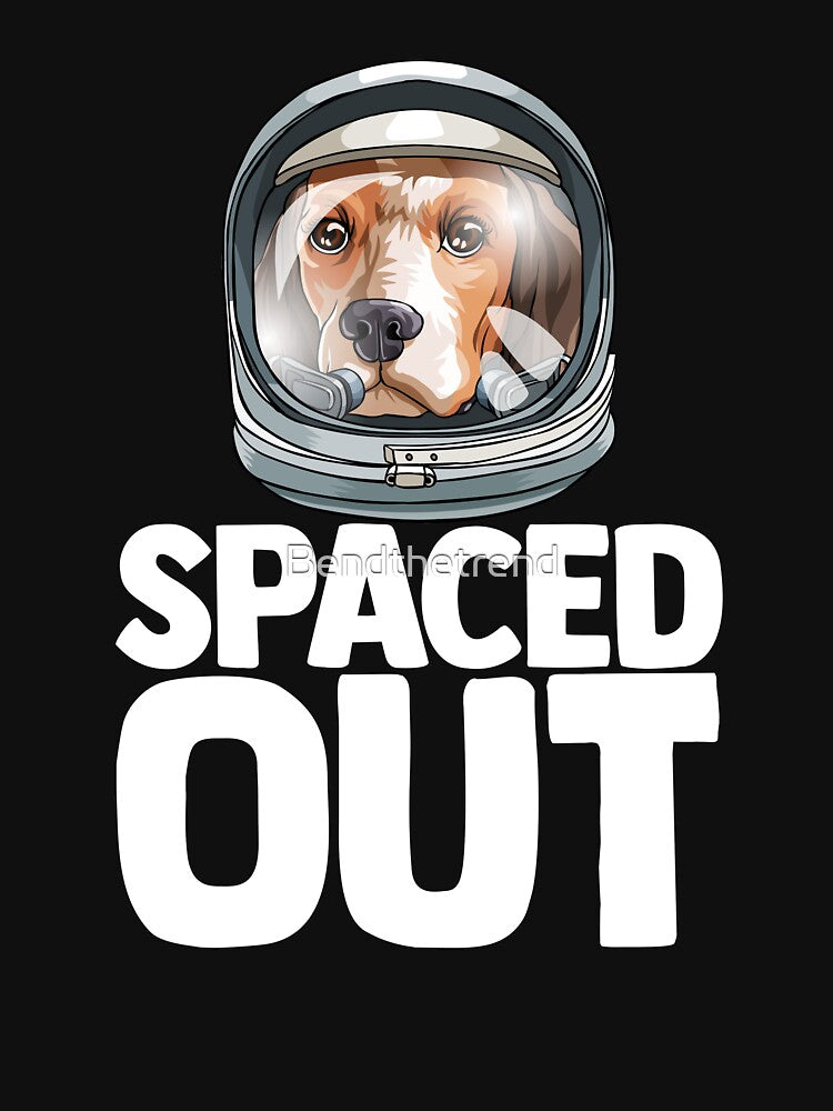 Spaced Out Astronaut Beagle Outserspace Science Geek by Bendthetrend T-Shirts, Hoodie, Sweatshirt | BlankRebels.com (Image 3)