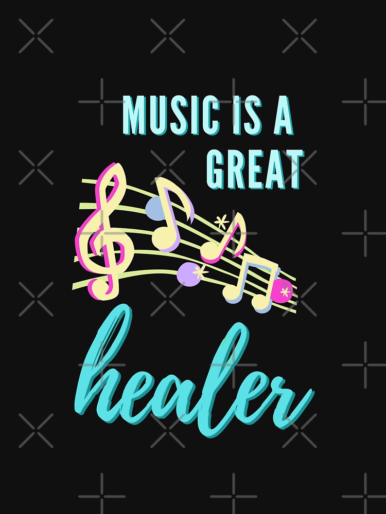 MUSIC is a great HEALER by chahakisha T-Shirts, Hoodie, Sweatshirt | BlankRebels.com (Image 2)