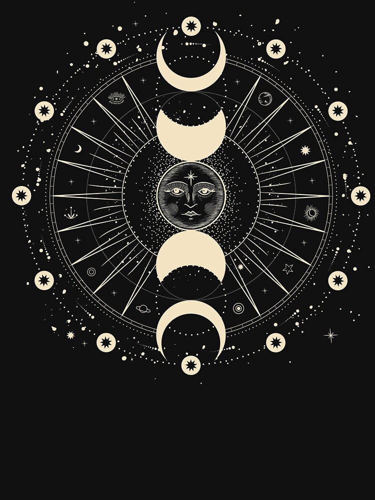 Mystic moon phases by Vipstride  Services T-Shirts, Hoodie, Sweatshirt | BlankRebels.com (Image 3)