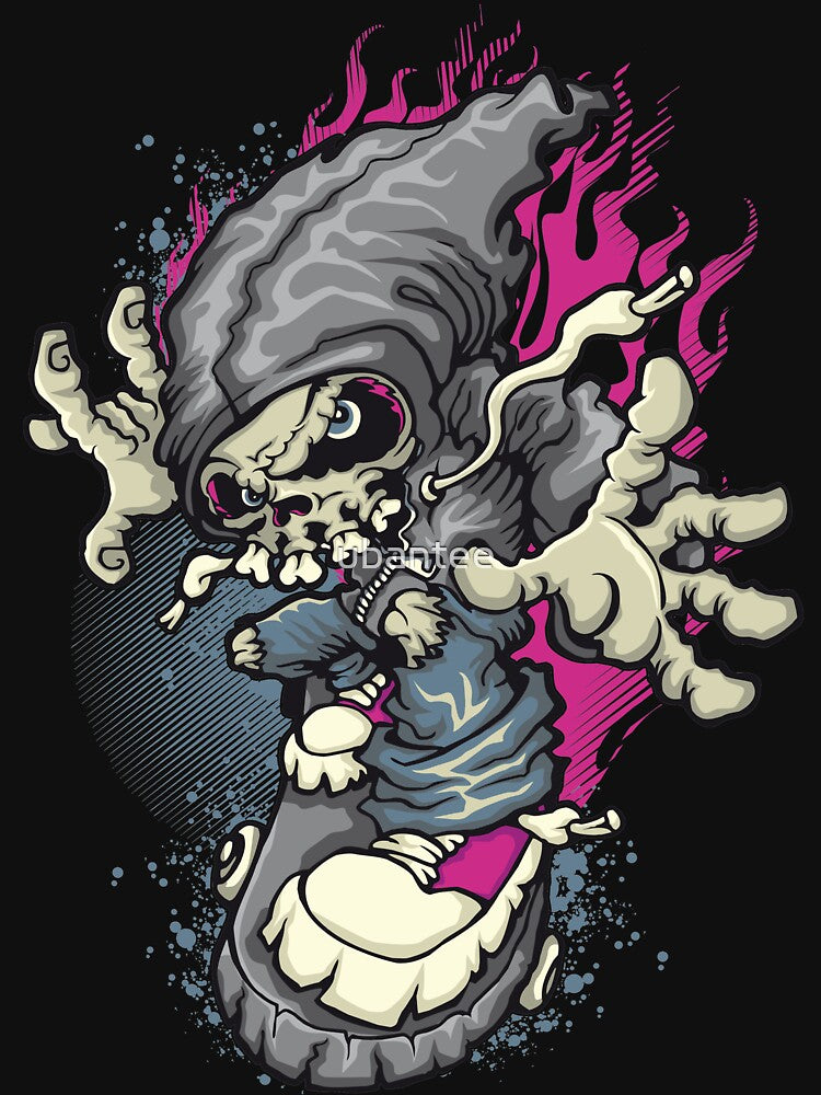 Skeleton Skateboarding by ubantee T-Shirts, Hoodie, Sweatshirt | BlankRebels.com (Image 3)