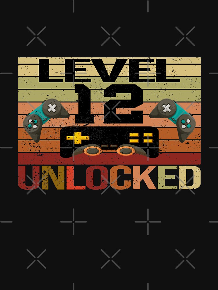 Gamer Level Up 12 Years Gift Kids by AxzoGerman T-Shirts, Hoodie, Sweatshirt | BlankRebels.com (Image 3)