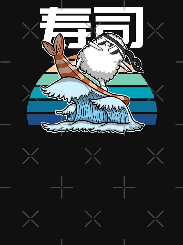 Summer Ebi Sushi Surfer by The magic  Yellow bus T-Shirts, Hoodie, Sweatshirt | BlankRebels.com (Image 3)