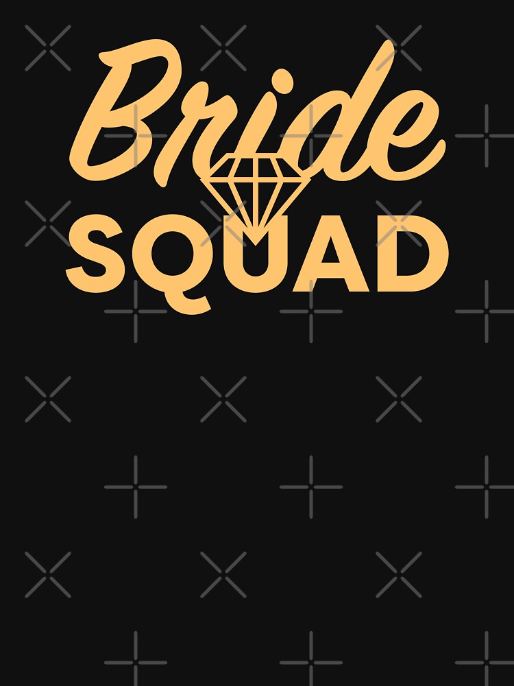 Bachelorette Party Shirts - Bridesmaids Bride Squad Shirt by MichaelCatelli Hoodie, Sweatshirt | BlankRebels.com (Image 3)