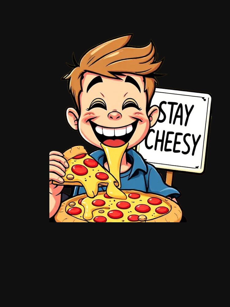 Stay Cheesy Funny Pop Art Collection by SaucyFoodTruck T-Shirts, Hoodie, Sweatshirt | BlankRebels.com (Image 3)